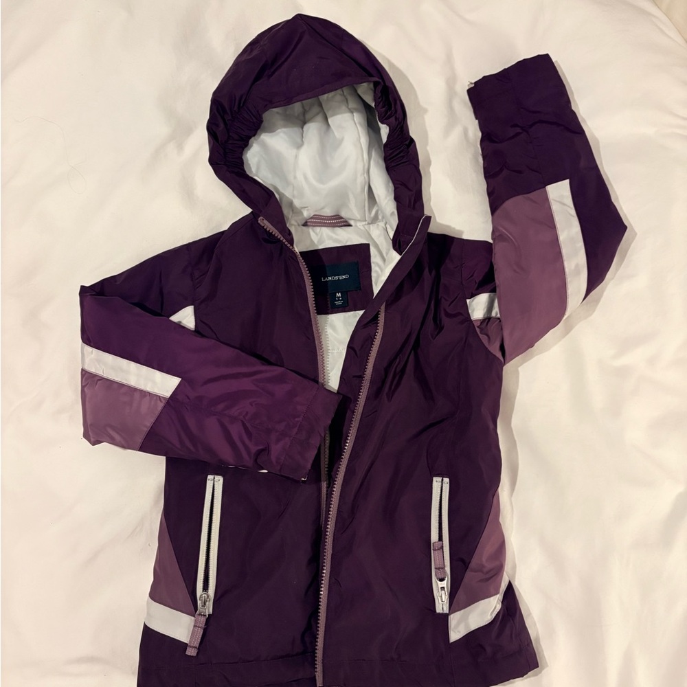 Girls 5-6 Lands’ End Ski Jacket with Hood